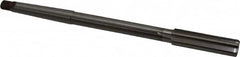 Made in USA - 9/16" High Speed Steel 6 Flute Chucking Reamer - Straight Flute, 1MT Morse Taper Shank, 2" Flute Length, 8" OAL - Americas Industrial Supply