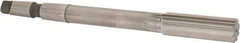 Made in USA - 13/16" High Speed Steel 8 Flute Chucking Reamer - Straight Flute, 2MT Morse Taper Shank, 2-1/2" Flute Length, 9-1/2" OAL - Americas Industrial Supply