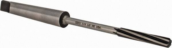 Made in USA - Letter E High Speed Steel 6 Flute Chucking Reamer - Americas Industrial Supply