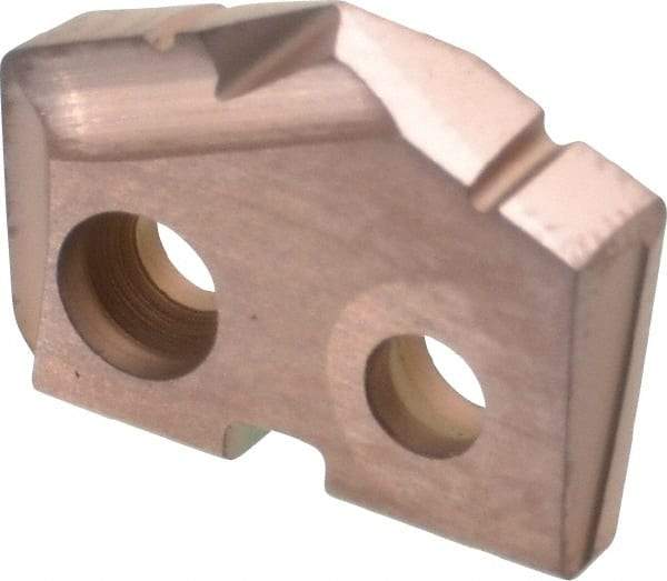 Allied Machine and Engineering - 37/64" Diam x 1/8" Thick, Seat Code 0, 132° Included Angle Spade Drill Insert - AM200 Coated, Cobalt, Grade Super Cobalt, Series GEN2 T-A - Americas Industrial Supply