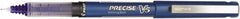 Pilot - Precision Point Roller Ball Pen - Blue - Americas Industrial Supply