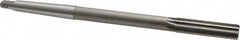 Interstate - 1/2" High Speed Steel 6 Flute Chucking Reamer - Straight Flute, 1MT Morse Taper Shank, 2" Flute Length, 8" OAL - Americas Industrial Supply