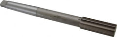 Interstate - 1-1/8" High Speed Steel 10 Flute Chucking Reamer - Straight Flute, 3MT Morse Taper Shank, 2-7/8" Flute Length, 11" OAL - Americas Industrial Supply