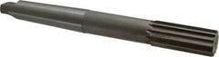 Interstate - 1-5/16" High Speed Steel 10 Flute Chucking Reamer - Straight Flute, 4MT Morse Taper Shank, 3" Flute Length, 11-1/2" OAL - Americas Industrial Supply