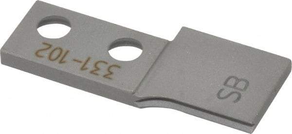 Kennametal - Left Hand Cut, 1/8" Insert Width, Cutoff & Grooving Support Blade for Indexables - 13/16" Max Depth of Cut, GS125 Insert, 13/16" Blade Width - Americas Industrial Supply