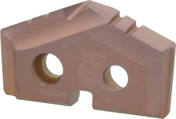 Allied Machine and Engineering - 59/64" Diam x 5/32" Thick, Seat Code 1, 132° Included Angle Spade Drill Insert - AM200 Coated, Cobalt, Grade Super Cobalt, Series GEN2 T-A - Americas Industrial Supply