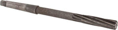 Interstate - 7/16" High Speed Steel 6 Flute Chucking Reamer - Spiral Flute, 1MT Morse Taper Shank, 1-3/4" Flute Length, 7" OAL - Americas Industrial Supply