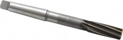 Interstate - 15/16" High Speed Steel 8 Flute Chucking Reamer - Spiral Flute, 3MT Morse Taper Shank, 2-5/8" Flute Length, 10" OAL - Americas Industrial Supply