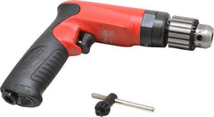 Sioux Tools - 3/8" Keyed Chuck - Pistol Grip Handle, 2,600 RPM, 14.16 LPS, 30 CFM, 1 hp - Americas Industrial Supply