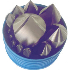 Interstate - 12 Piece, 3/16 to 2" Head Diam, 82° Included Angle, Single End Countersink Set - Americas Industrial Supply