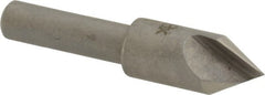 Interstate - 3/8" Head Diam, 1/4" Shank Diam, 1 Flute 60° High Speed Steel Countersink - Americas Industrial Supply