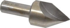 Interstate - 1" Head Diam, 1/2" Shank Diam, 1 Flute 60° High Speed Steel Countersink - Americas Industrial Supply