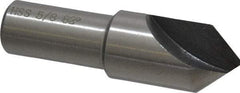 Interstate - 5/8" Head Diam, 1/2" Shank Diam, 1 Flute 82° High Speed Steel Countersink - Bright Finish, 2-1/4" OAL, Single End, Straight Shank, Right Hand Cut - Americas Industrial Supply