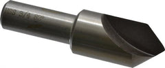 Interstate - 3/4" Head Diam, 1/2" Shank Diam, 1 Flute 82° High Speed Steel Countersink - Americas Industrial Supply