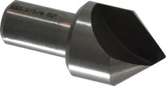 Interstate - 1-1/4" Head Diam, 3/4" Shank Diam, 1 Flute 82° High Speed Steel Countersink - Americas Industrial Supply