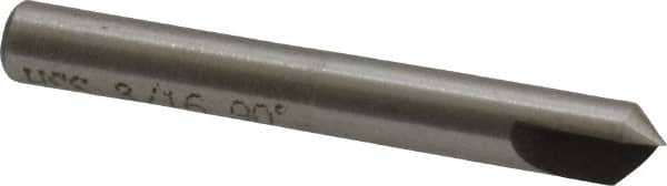 Interstate - 3/16" Head Diam, 3/16" Shank Diam, 1 Flute 90° High Speed Steel Countersink - Americas Industrial Supply