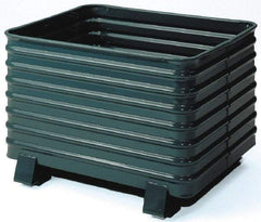 Steel King - 41-1/2" Long x 48" Wide x 28-1/2" High Steel Bin-Style Bulk Container - 4,000 Lb. Load Capacity - Americas Industrial Supply