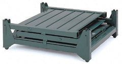 Steel King - 45" Long x 48" Wide x 42" High Steel Collapsible Bulk Storage and Transport Container with 2 Gates - 4,000 Lb. Load Capacity - Americas Industrial Supply