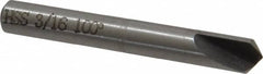 Interstate - 3/16" Head Diam, 3/16" Shank Diam, 1 Flute 100° High Speed Steel Countersink - Americas Industrial Supply