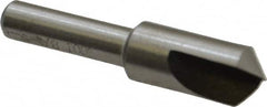 Interstate - 3/8" Head Diam, 1/4" Shank Diam, 1 Flute 100° High Speed Steel Countersink - Americas Industrial Supply