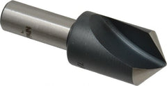Interstate - 7/8" Head Diam, 1/2" Shank Diam, 1 Flute 100° High Speed Steel Countersink - Americas Industrial Supply