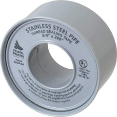 Federal Process - 3/4" Wide x 260" Long High Density Pipe Repair Tape - 4.3 mil Thick, -450 to 550°F, Nickel - Americas Industrial Supply