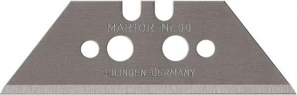 Martor USA - Carbon Steel Utility Knife Blade - 2.3622" Blade Length, 0.025" Blade Thickness - Americas Industrial Supply