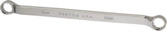 Proto - 12mm x 13mm 12 Point Offset Box Wrench - Double End, 8-7/8" OAL, Steel, Polished Finish, 7.5° Offset - Americas Industrial Supply