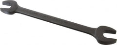 Proto - 5/8" x 3/4" Standard Open End Wrench - 8-43/64" OAL, Double End, Black Finish, 15° Head Angle - Americas Industrial Supply