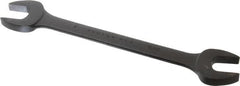 Proto - 15/16" x 1" Standard Open End Wrench - 11-31/64" OAL, Double End, Black Finish, 15° Head Angle - Americas Industrial Supply