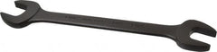 Proto - 1-1/16" x 1-1/8" Standard Open End Wrench - 12-3/8" OAL, Double End, Black Finish, 15° Head Angle - Americas Industrial Supply