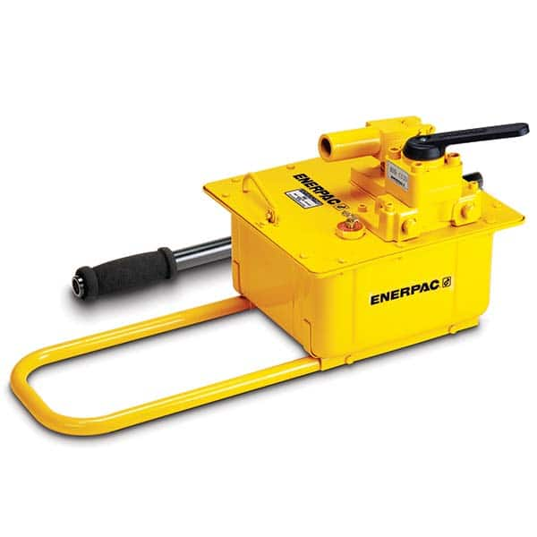 Enerpac - Manual Hydraulic Pumps Number of Stages: 2.000 Oil Volume Per Stroke (Cu. In.): 7.69 - Americas Industrial Supply