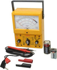 Simpson Electric - 12396, 1,000 VAC/VDC, Analog Manual Ranging Multimeter - 20 mOhm, Measures Voltage, Current, Resistance - Americas Industrial Supply