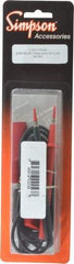 Simpson Electric - Electrical Test Equipment Probe Set - Use with Analog Multimeters - Americas Industrial Supply