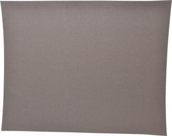 3M - 500 Grit, Aluminum Oxide Sanding Sheet - 11" Long x 9" Wide, Super Fine Grade, J Weighted Cloth Backing - Americas Industrial Supply