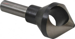 Interstate - 5/8" Shank Diam, 0 Flute 82° High Speed Steel Countersink - Americas Industrial Supply