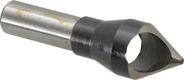 Interstate - 1/2" Shank Diam, 0 Flute 60° High Speed Steel Countersink - Americas Industrial Supply