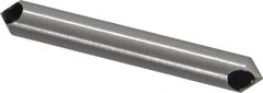 Interstate - 1/4" Shank Diam, 0 Flute 90° High Speed Steel Countersink - Americas Industrial Supply