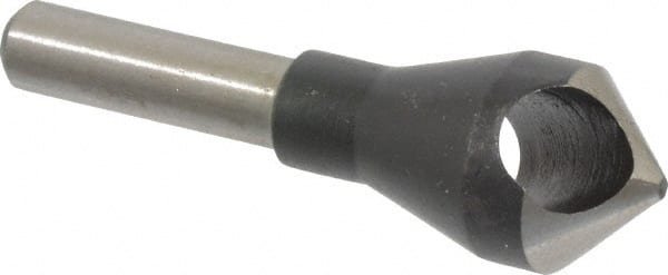 Interstate - 1/4" Shank Diam, 0 Flute 90° High Speed Steel Countersink - Americas Industrial Supply