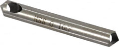 Interstate - 1/4" Shank Diam, 0 Flute 100° High Speed Steel Countersink - Americas Industrial Supply
