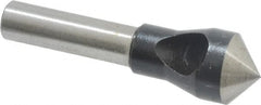 Interstate - 1/4" Shank Diam, 0 Flute 100° High Speed Steel Countersink - Americas Industrial Supply