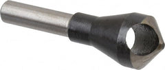 Interstate - 1/4" Shank Diam, 0 Flute 100° High Speed Steel Countersink - Americas Industrial Supply
