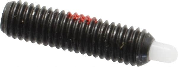 Gibraltar - M5 x 0.8, 19mm Thread Length, 3mm Plunger Projection, Steel Threaded Spring Plunger - 2.36mm Max Plunger Diam, 19mm Plunger Length, 1.3 Lb Init End Force, 2.7 Lb Final End Force, 2.5mm Hex - Americas Industrial Supply