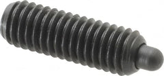 Gibraltar - 3/8-16, 1-1/8" Thread Length, 3/16" Plunger Projection, Steel Threaded Spring Plunger - 0.186" Max Plunger Diam, 1-1/8" Plunger Length, 5.5 Lb Init End Force, 14.5 Lb Final End Force, 3/16" Hex - Americas Industrial Supply