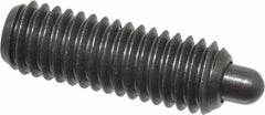 Gibraltar - 3/8-16, 1-1/8" Thread Length, 3/16" Plunger Projection, Steel Threaded Spring Plunger - 0.186" Max Plunger Diam, 1-1/8" Plunger Length, 5.5 Lb Init End Force, 14.5 Lb Final End Force, 3/16" Hex - Americas Industrial Supply