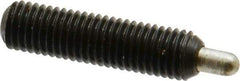 Gibraltar - 1/4-28, 1" Thread Length, 3/16" Plunger Projection, Steel Threaded Spring Plunger - 0.118" Max Plunger Diam, 1" Plunger Length, 1 Lb Init End Force, 4 Lb Final End Force, 5/64" Hex - Americas Industrial Supply