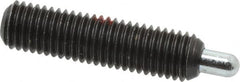 Gibraltar - 1/4-28, 1" Thread Length, 3/16" Plunger Projection, Steel Threaded Spring Plunger - 0.118" Max Plunger Diam, 1" Plunger Length, 1 Lb Init End Force, 4 Lb Final End Force, 5/64" Hex - Americas Industrial Supply