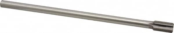 Interstate - 13/32" Diam, 0.372 to 0.3125" Max Diam Straight Shank, 3/4" Flute Length, Machine Expansion Reamer - Straight Flute, 7" OAL, Right Hand Cut, 6 Flutes, High Speed Steel, Bright Finish - Americas Industrial Supply