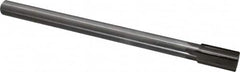 Interstate - 3/4" Diam, 0.623 to 0.625" Max Diam Straight Shank, 1-3/8" Flute Length, Machine Expansion Reamer - Straight Flute, 9-1/2" OAL, Right Hand Cut, 6 Flutes, High Speed Steel, Bright Finish - Americas Industrial Supply