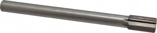 Interstate - 1-1/8" Diam, 0.873 to 0.875" Max Diam Straight Shank, 1-3/4" Flute Length, Machine Expansion Reamer - Straight Flute, 11" OAL, Right Hand Cut, 8 Flutes, High Speed Steel, Bright Finish - Americas Industrial Supply